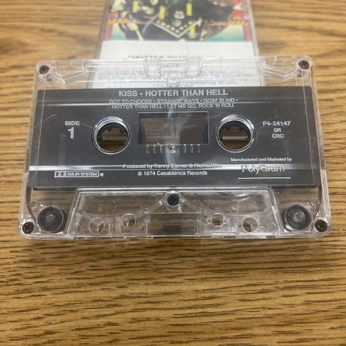 Hotter Than Hell by Kiss (Cassette, May-1989, Casablanca/Universal) Preowned - Picture 3 of 4