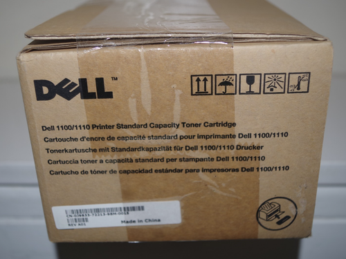 NIB Genuine Dell 1100/1110 Standard Capacity Black Toner Cartridge & Dell 1320C - Afbeelding 9 van 11