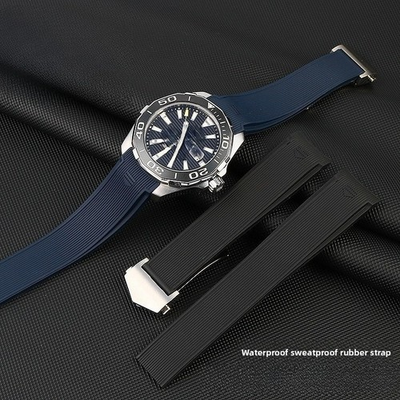 #ad #ad Quality Waterproof Silicone Rubber Watch Band Strap 22mm for TAG Heuer Aquaracer $26.88