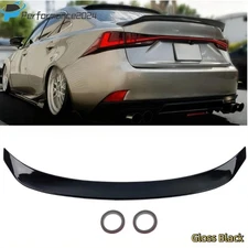 Glossy Black ABS Rear Trunk Spoiler Wing For 2014-2020 LEXUS IS200t IS250 IS350