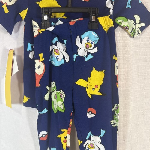 Pokémon 2pc Short Sleeve Top and Pants Pajama Set - Size 4 - Picture 7 of 7