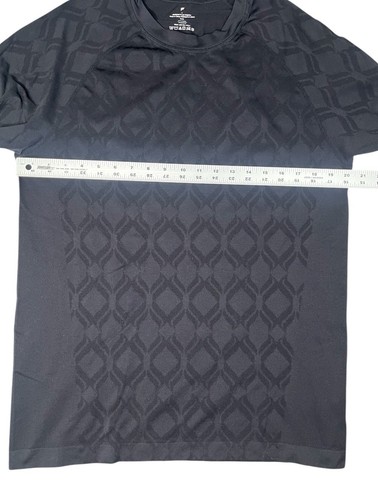 Fabletics Men’s The Training Tee Black Chateau Large - Picture 4 of 5