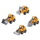  4 Pcs Baustellenfahrzeuge Spielzeug Spielzeugautos Metall Kinderspielzeug