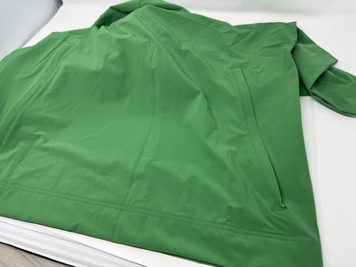 Mens Size Large Nike Short Sleeve Coaches Hooded Jacket Green FJ9548-342 - Picture 6 of 9