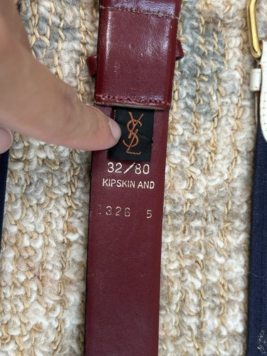 Cinturones Gucci y Saint Laurent - Imagen 7 de 10