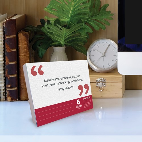Great Leaders, Greatest Quotes 2026 5.4" x 6.2" Box Calendar - Picture 3 of 6