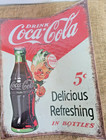 Tin Signs Coke Boy 5 Cents Retro Classic Reproduced From Authentic Vintage Ad