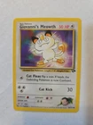 Pokemon TCG Giovanni's Meowth 74/132 Gym Challenge NM