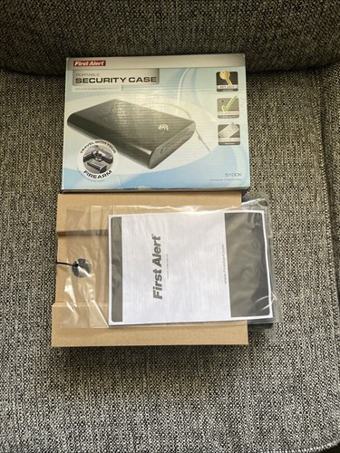 First Alert Portable Lockable Travel Security Case New!! - Picture 4 of 4