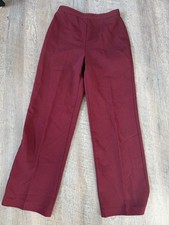 Levi  s Burgundy Straight Leg Pants Women  s Vintage Casual see measurements 