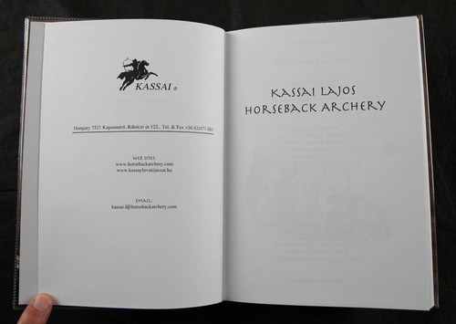2002 KASSAI LAJOS, HORSEBACK ARCHERY, BOW ARROW, UNGARN, 1.AUFLAGE, SEHR GUT - Bild 5 von 14