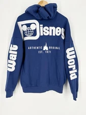 Disney World Parks Authentic Original Est. 1971 Blue Zip Up Hoodie Sz XXL 2X NWT