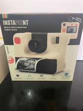 InstaPrint Black  White Instant Print Digital Camera New Open Box  5 Rolls