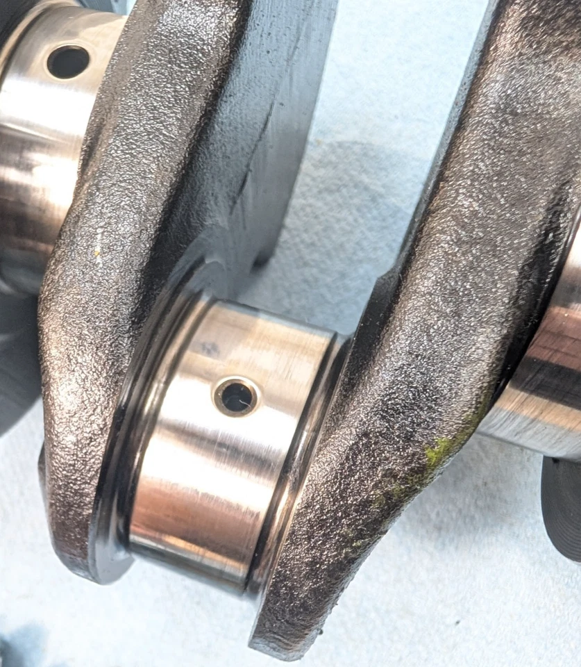 Cigüeñal OEM 1,6 L diésel 81-84 VW Rabbit Caddy Jetta MK1 Dasher Audi - STD Foto 3 de 4