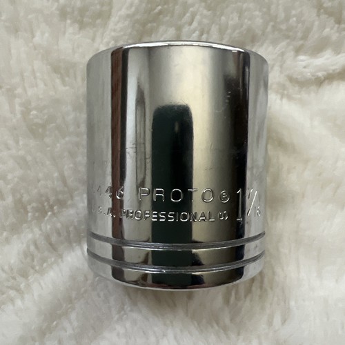 PROTO PROFESSIONAL SOCKET   1- 7/16 5446 1/2" DRIVE 12 POINT - Bild 1 von 5