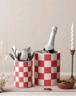 2 Pack Ceramic Utensil Holder 7.1"+5.5" kitchen utensils holder Countertop New