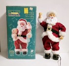 Rare Sing A Long Dancing Santa Christmas Ornament Animated