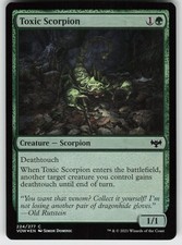 Toxic Scorpion Foil C Innistrad: Crimson Vow 224 MTG