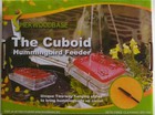 The Cuboid Hummingbird Feeder with Cleaning Brush New In Box Suction Cup & Hangs