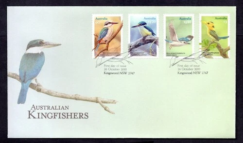 Australia - 2010 Australian Kingfishers First Day Cover
