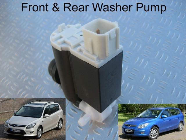 Front & Rear Windscreen Washer Pump For Hyundai i30 SW Estate 2007 to