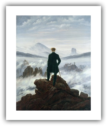 Caspar David Friedrich : "Wanderer above the Sea of Fog" — Giclee Fine Art Print - Picture 6 of 7