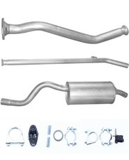 Auspuffanlage + Gummis + Schelle + Ring für Renault Renault Twingo 1.2TCe 1.5dCi