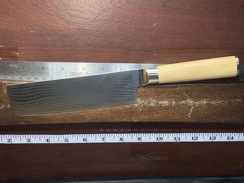 Shun Classic Blonde 6.5" Nakiri Knife DM0728W Brand New In Open Box - Picture 2 of 5