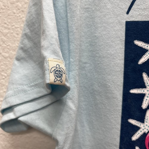 Simply Southern Mermazing America Womens Small Mermaid Patriotic NWTs Blue Flag - Picture 3 of 5