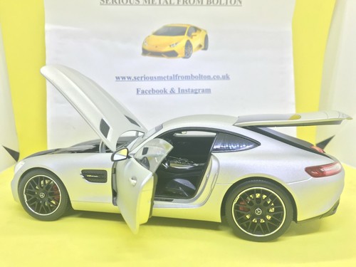 NOREV 183495 2015 MERCEDES AMG GT SILVER 1:18 - Picture 11 of 12