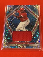 2020 Chronicles Justin Upton Neon Blue Jersey 64/99