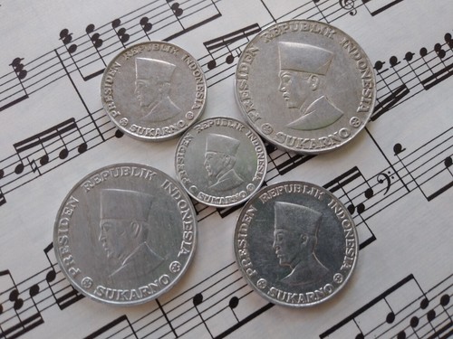 RIAU ARCHIPELAGO 1962 Complete Set KM5-9 Al 1yr types LETTERED EDGES - VERY RARE - Picture 2 of 3