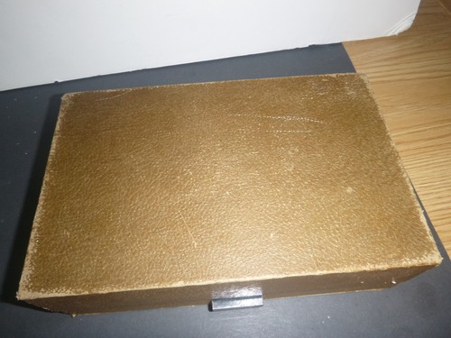 Vintage 1930's Neoclassical Jewerly Box Winged Lions & Goddess - Picture 7 of 7