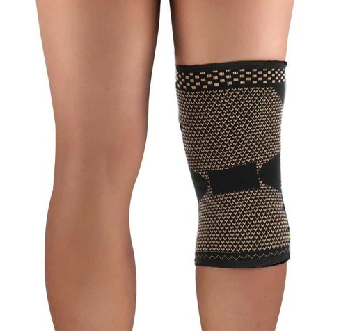 Knee Support Copper Patella Stabilizer Strap Tendon Brace Joint Pain Relief - Picture 11 of 19