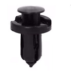 100Pcs - 10Mm Nylon Clips Plastic Push Type Rivet Retainer Fastener Bumper Pin F