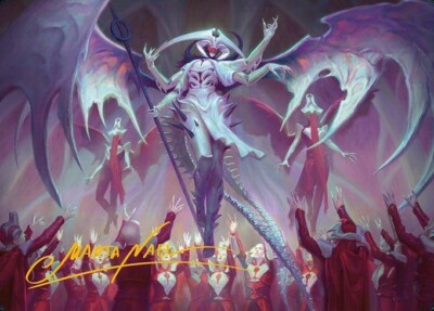 MTG Phyrexia All Will Be One Art Series GOLD-STAMP SIGNATURE