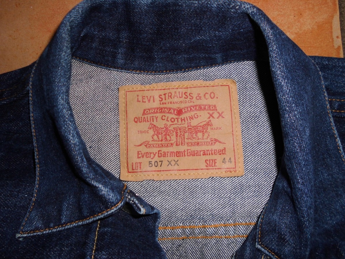 LEVI'S Jeans Jacke 507 XX LVC 1953 Made in San Francisco USA LEVI'S Jeans Jacke 507 XX LVC 1953 Made in San Francisco USA