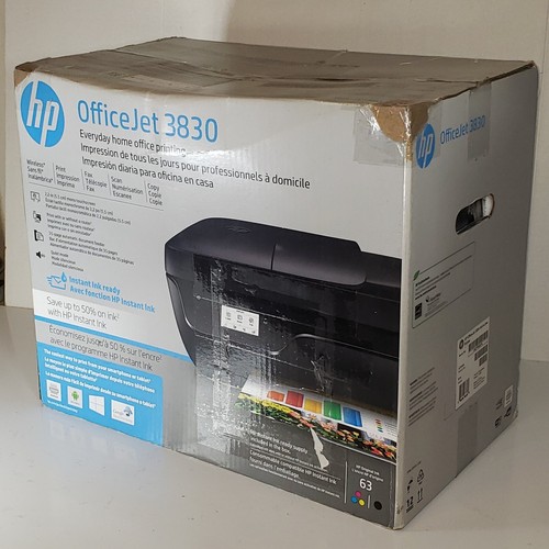 HP OfficeJet 3830 All in One Inkjet Wireless Printer Brand New Sealed Genuine - Picture 2 of 12