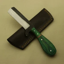 Artisan Craftsmanship: Handmade 8-Inch Carbon Steel Knife with Unique Handle