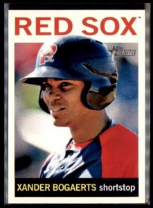 2013 Topps Heritage Minor League  Xander Bogaerts Pawtucket Red Sox #50