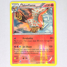 Talonflame 10/119 Phantom Forces Reverse Holo Rare Pokemon Card TCG English LP