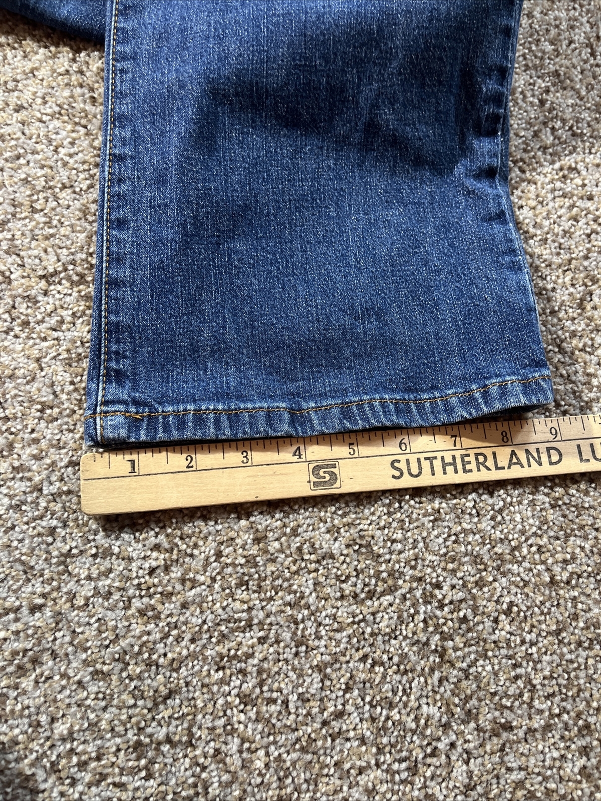 Vintage Lucky Brand Dungarees Womens Sz 10/30 Actual 31 X 32 Denim Jeans - View 10
