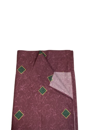 Springmaid Set 3 Vintage Curtains Retro 80s Panels & Valance Purple Green Marble - Picture 9 of 10
