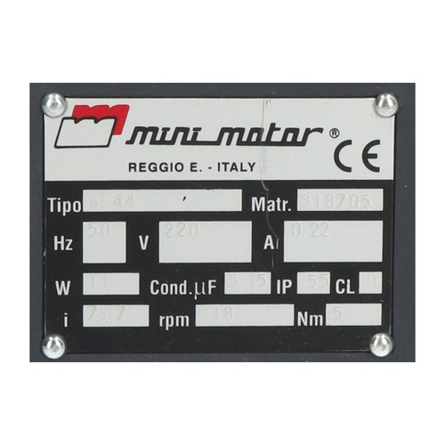 Mini Motor AC44 Motorreductor 11W Nuevo NMP - Imagen 2 de 7