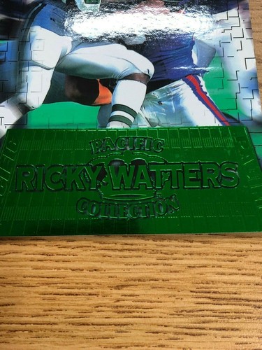 1996 Pacific Trading Cards Collection Ricky Watters Philadelphia Eagles GG-34 - Foto 2 di 3