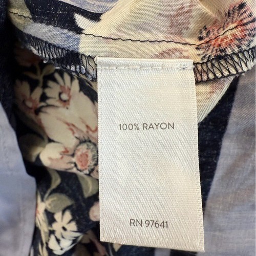 J. Jill Women’s NWT Size Large Petite LP Square Neck Floral Pattern Top - Picture 6 of 8