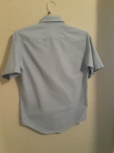 Mens Manhattan Shirt Size 15 half sleeve - Picture 11 of 12