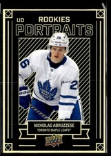 2022-23 Upper Deck Artifacts Clear Cut Rookies Nicholas Abruzzese #P-41 H7R1I