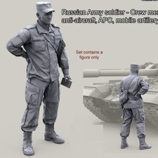 1/35 Modern U.S. Army Soldier Resin Figure Unpainted Military Model Kit 1 Figure