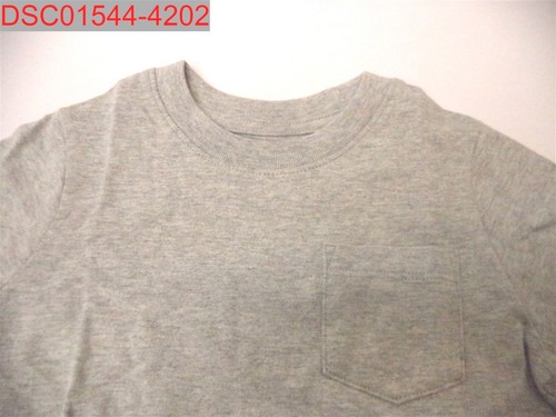 NWT - Gap Kids Light Grey Heather Long Sleeve T-Shirt, Size 4 500063531546 - Picture 3 of 8